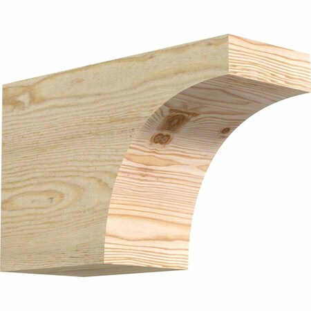 Ekena Millwork Huntington Rough Sawn Rafter Tail, Douglas Fir, 6"W x 10"H x 16"L RFT06X10X16HUN00RDF